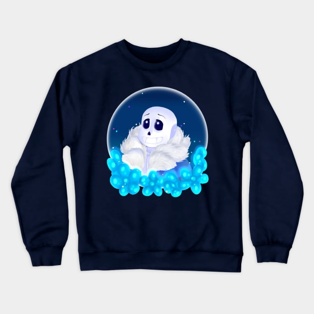 Undertale Sans Crewneck Sweatshirt by UndertaleSquirrel